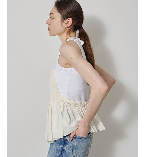  「ホルターネックギャザーブラウス」|シャツ・ブラウス|