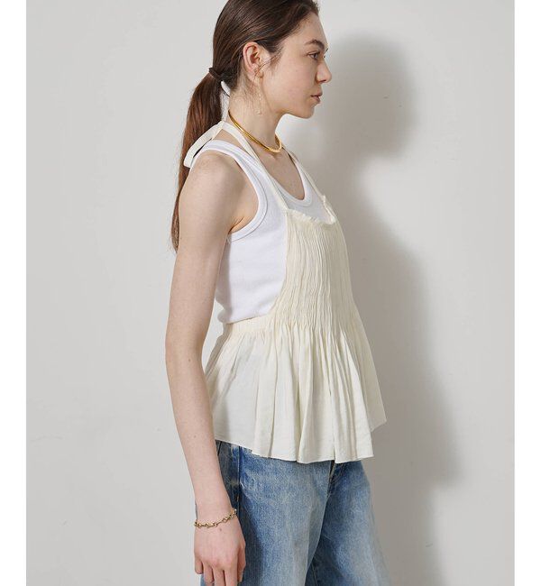  「ホルターネックギャザーブラウス」|シャツ・ブラウス|