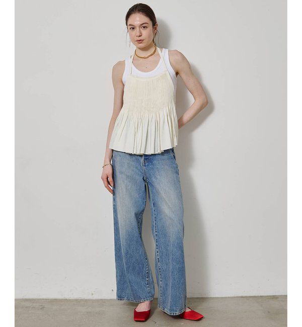  「ホルターネックギャザーブラウス」|シャツ・ブラウス|