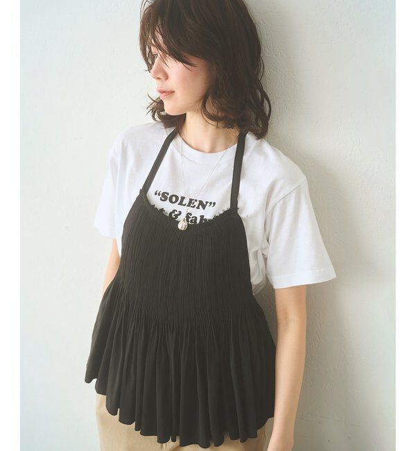  「ホルターネックギャザーブラウス」|シャツ・ブラウス|