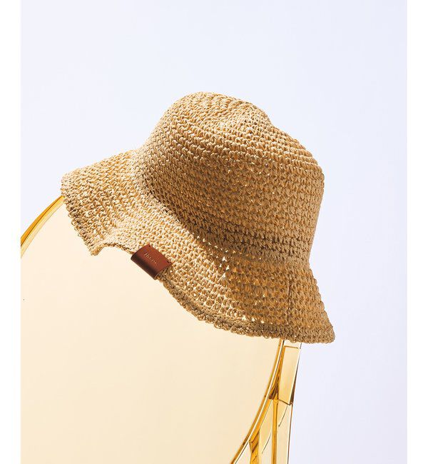 Hoaw.「【Hoaw.】クロシェHAT」|ハット|ベージュ