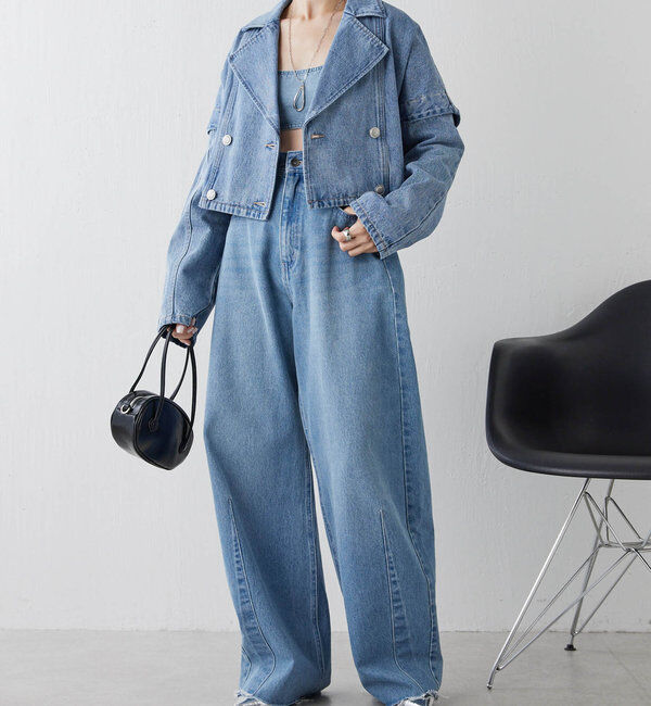  「【累計販売2.５万本】ブルージュデニム」|デニム|