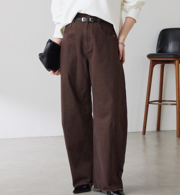  「【累計販売2.５万本】ブルージュデニム」|デニム|ブラウン