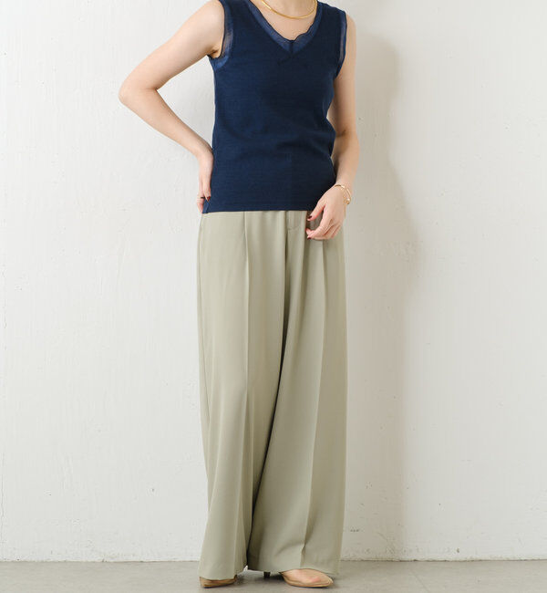  「Vネックタンクトップ」|Tシャツ・カットソー|