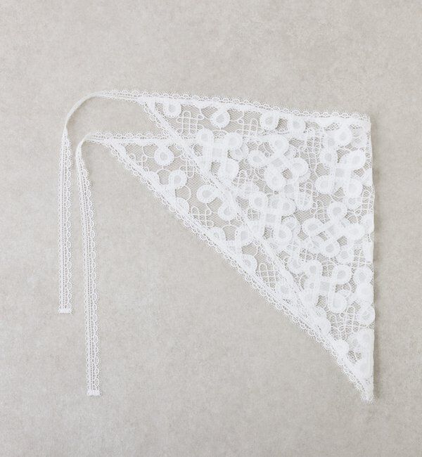  「モチーフレースバブーシュカ」|マフラー|