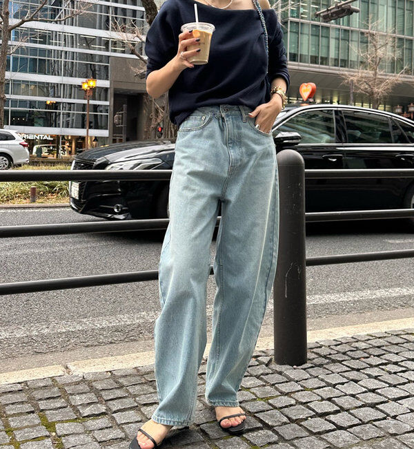  「【ベストセラーアイテム】カーブデニム」|デニム|