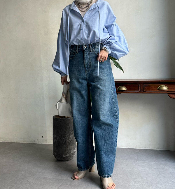  「【ベストセラーアイテム】カーブデニム」|デニム|