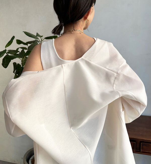  「スクエアニットタンク」|ニット・セーター|