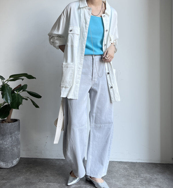  「スクエアニットタンク」|ニット・セーター|