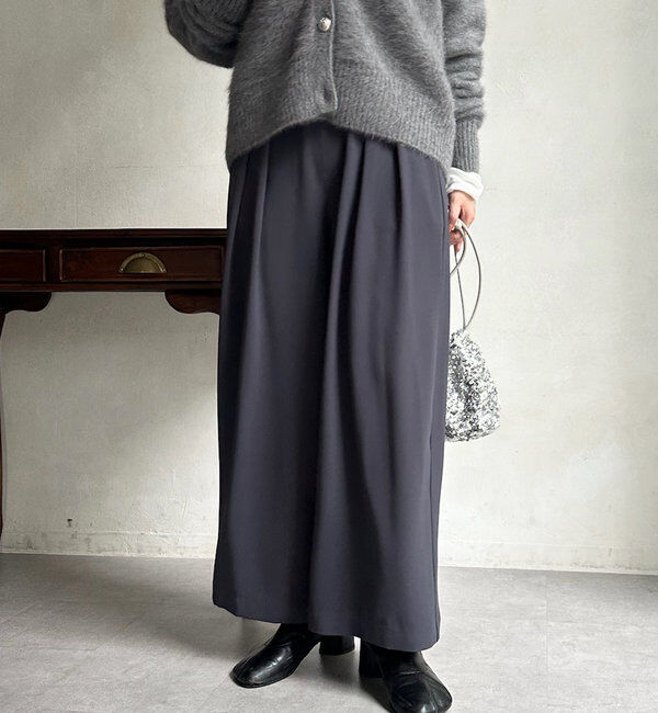  「【累計販売数3万枚突破/21色4サイズ展開！】タックワイドパンツ」|チノ|