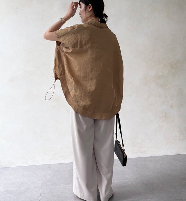  「【累計販売数3万枚突破/21色4サイズ展開！】タックワイドパンツ」|チノ|