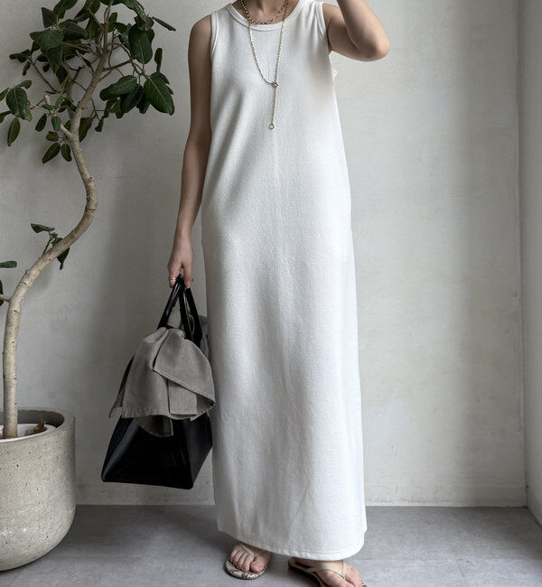  「【全骨格細見え】ブークレーダンボールタンクワンピース」|ワンピース|