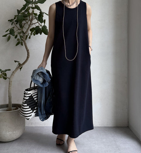  「【全骨格細見え】ブークレーダンボールタンクワンピース」|ワンピース|