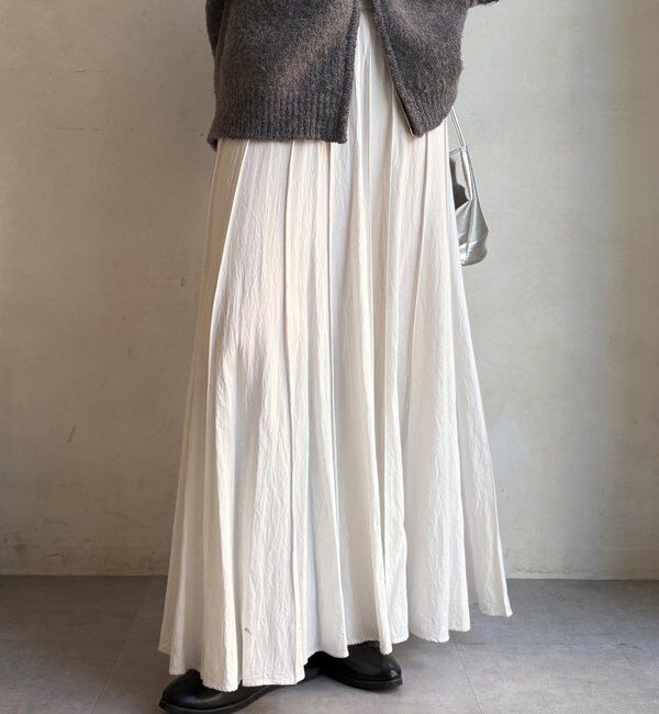  「パネルプリーツスカート」|スカート|