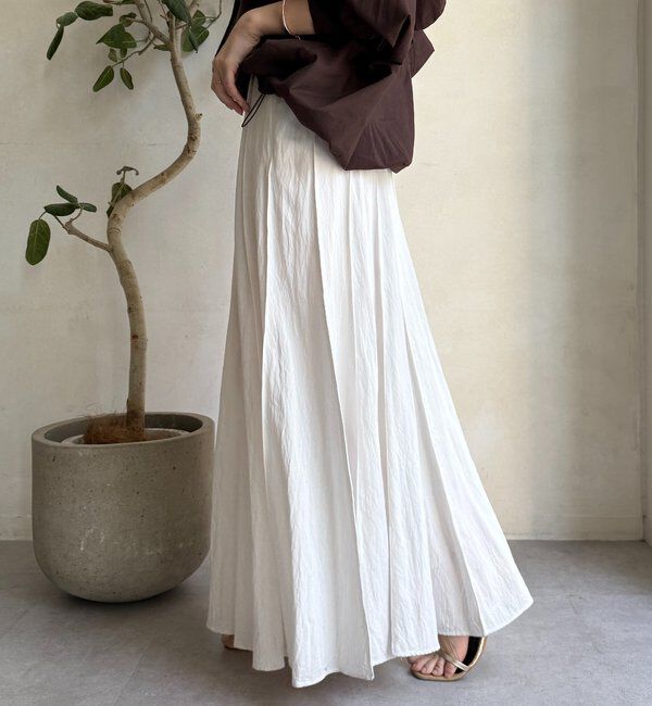  「パネルプリーツスカート」|スカート|