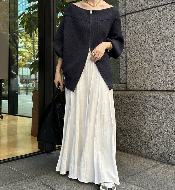  「パネルプリーツスカート」|スカート|