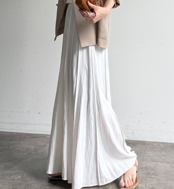  「パネルプリーツスカート」|スカート|