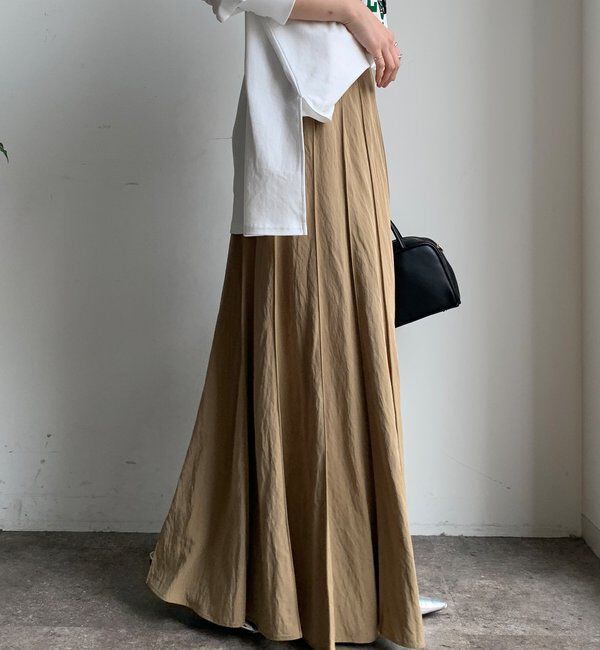  「パネルプリーツスカート」|スカート|