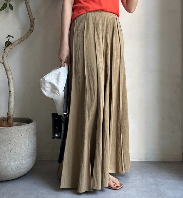  「パネルプリーツスカート」|スカート|