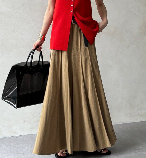  「パネルプリーツスカート」|スカート|