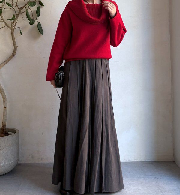  「パネルプリーツスカート」|スカート|