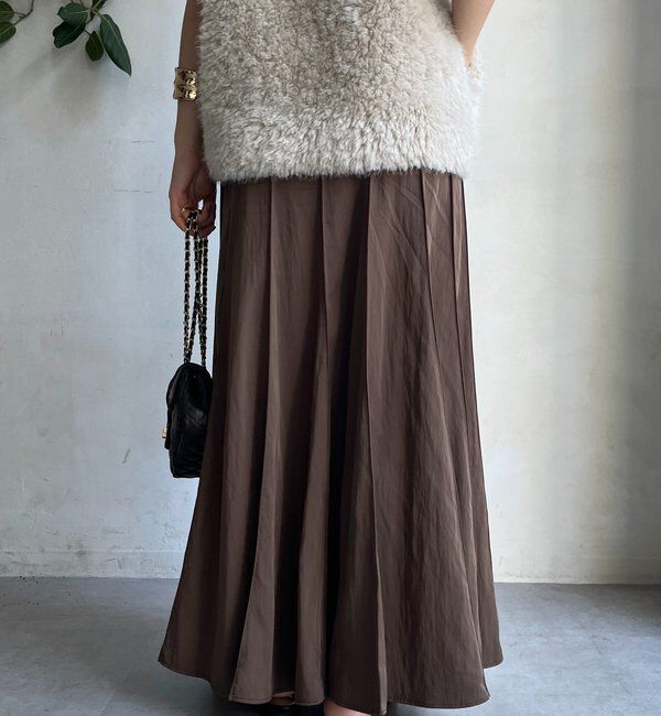  「パネルプリーツスカート」|スカート|