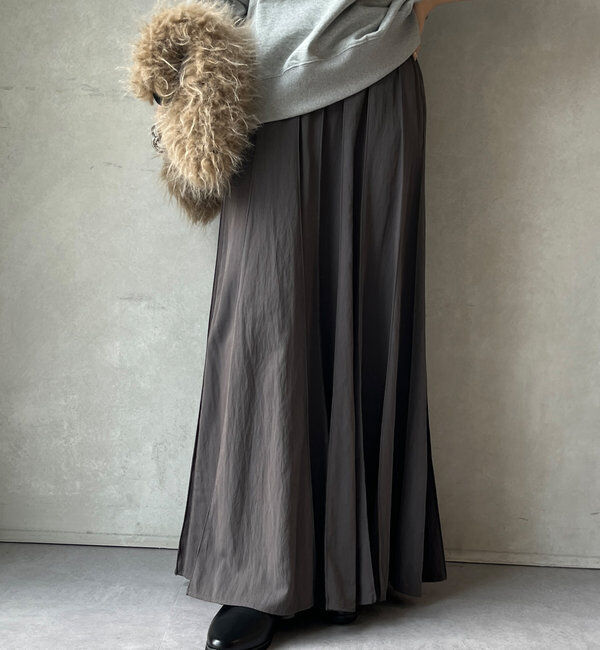  「パネルプリーツスカート」|スカート|