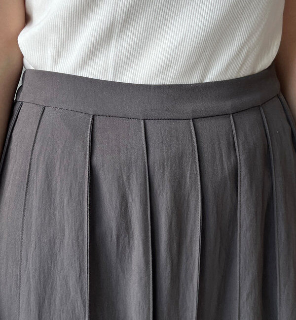  「パネルプリーツスカート」|スカート|