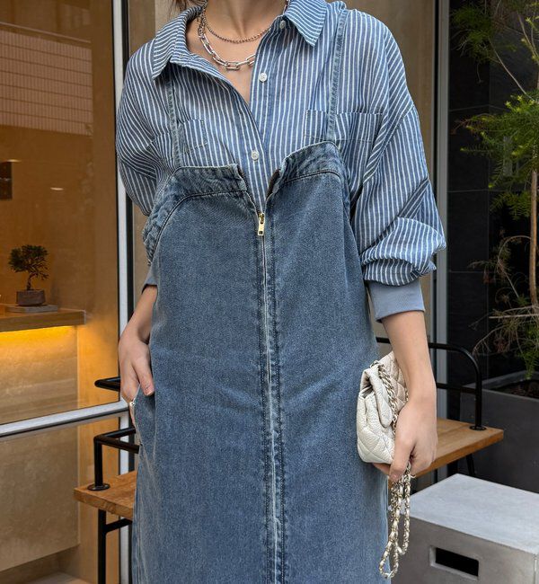  「リヨセルデニムジャンスカ」|ワンピース|