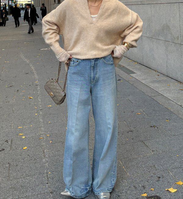  「ルーズフレアデニム」|デニム|