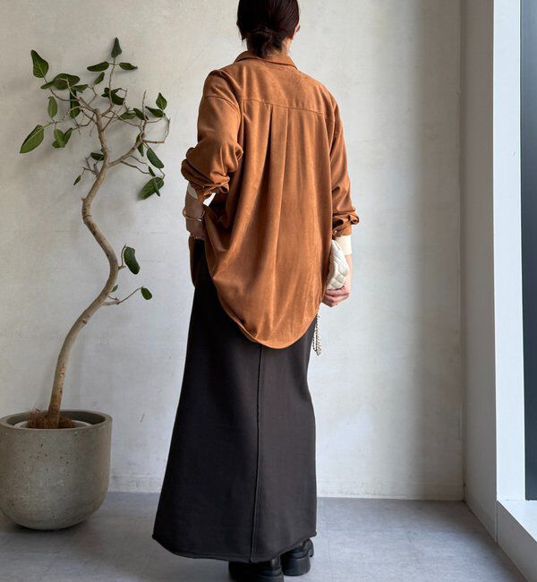  「裏起毛DD刺繍スカート」|スカート|