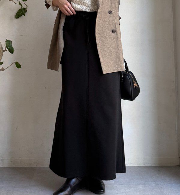  「裏起毛DD刺繍スカート」|スカート|