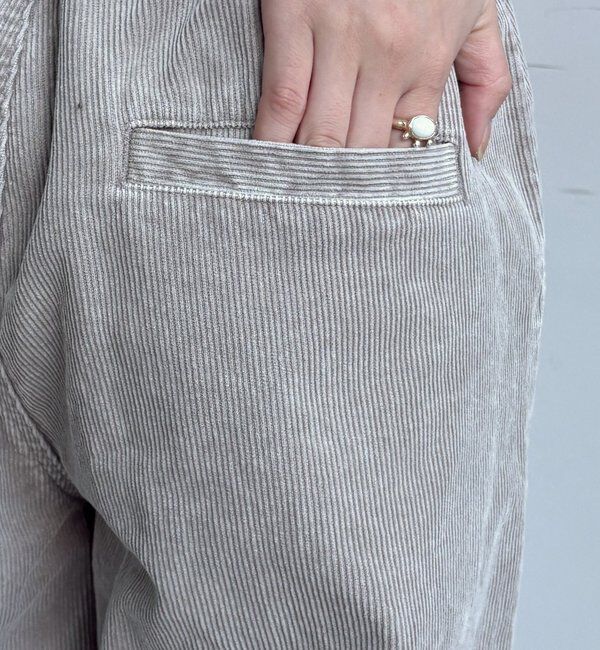  「コーデュロイワイドイージーパンツ」|チノ|