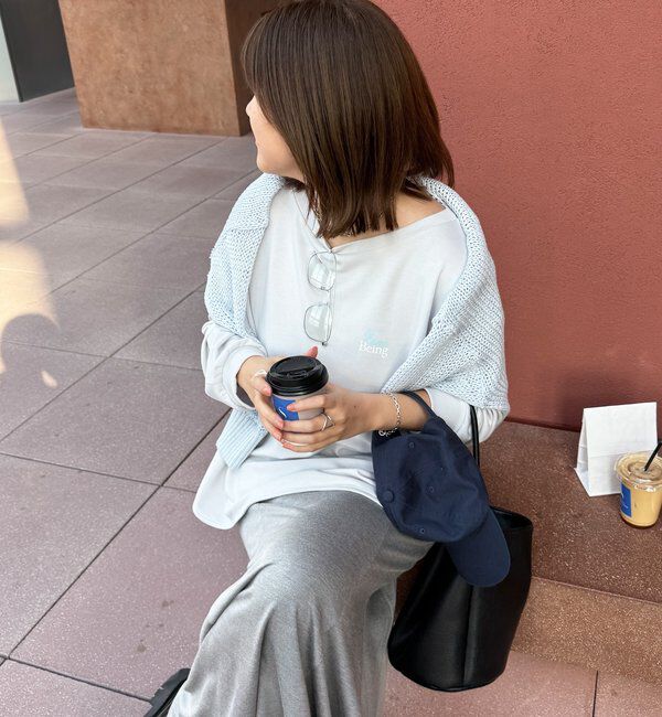  「【インフルエンサーSAKURA企画】ミニダンボールロゴロンTEE」|Tシャツ・カットソー|