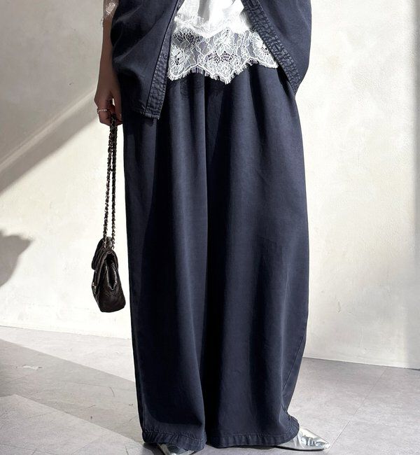  「【セットアップ可能】リヨセルタックパンツ」|チノ|