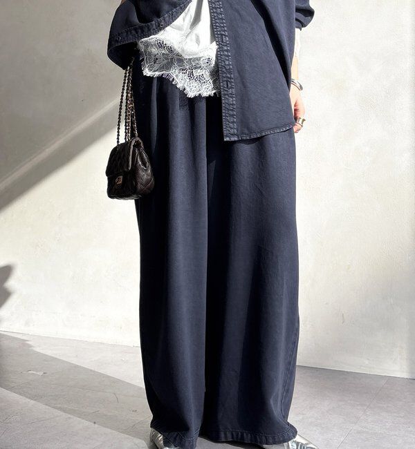  「【セットアップ可能】リヨセルタックパンツ」|チノ|