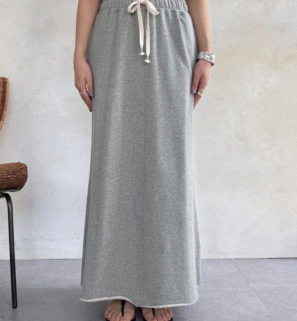  「裏毛ロングスカート」|スカート|