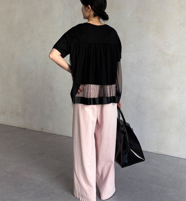  「【WEB限定】バックチュールプルオーバー」|Tシャツ・カットソー|