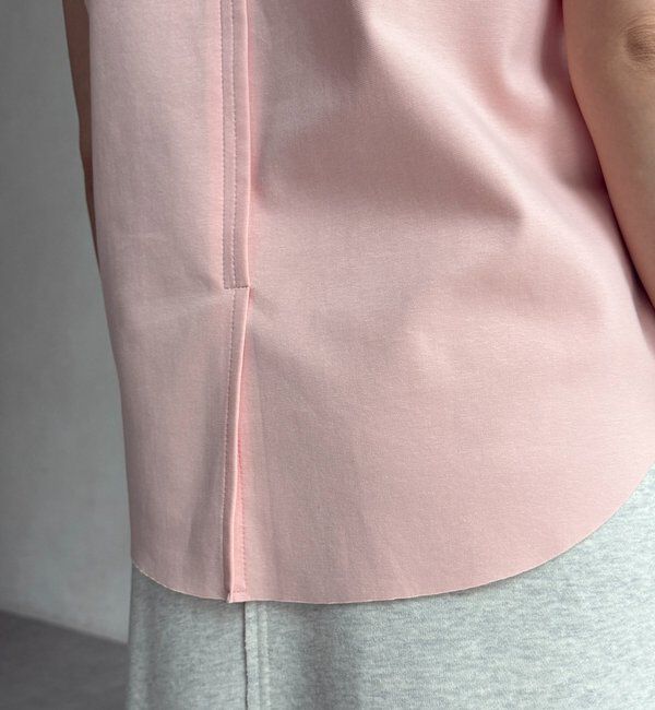  「裾切替ノーリスリーブプルオーバー」|Tシャツ・カットソー|