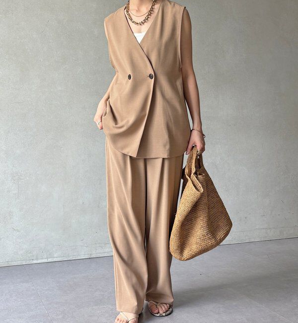  「【WEB限定】接触冷感ベスト」|ベスト・ジレ|