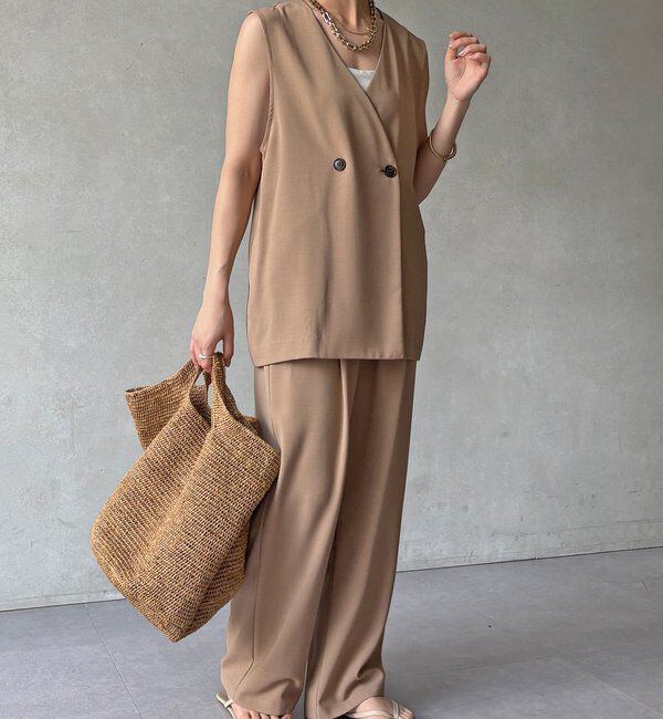  「【WEB限定】接触冷感ベスト」|ベスト・ジレ|