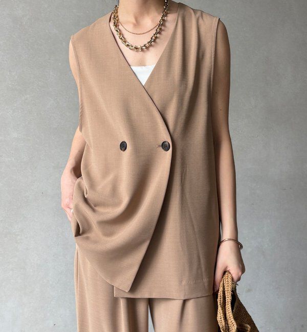  「【WEB限定】接触冷感ベスト」|ベスト・ジレ|