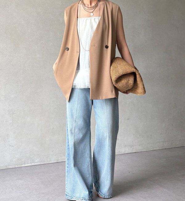  「【WEB限定】接触冷感ベスト」|ベスト・ジレ|