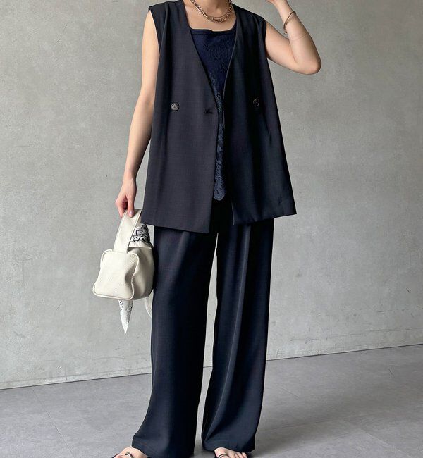  「【WEB限定】接触冷感ベスト」|ベスト・ジレ|