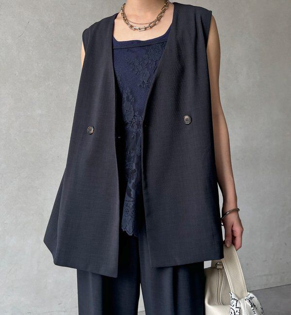  「【WEB限定】接触冷感ベスト」|ベスト・ジレ|