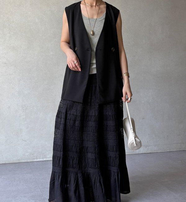  「【WEB限定】接触冷感ベスト」|ベスト・ジレ|