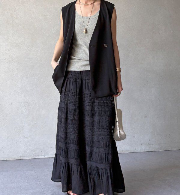  「【WEB限定】接触冷感ベスト」|ベスト・ジレ|