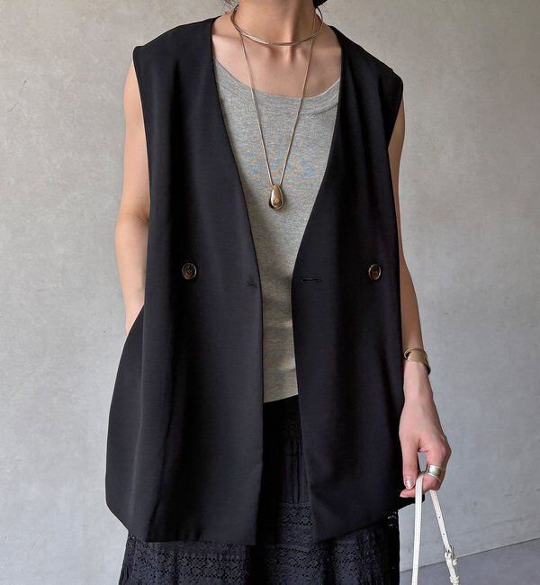  「【WEB限定】接触冷感ベスト」|ベスト・ジレ|