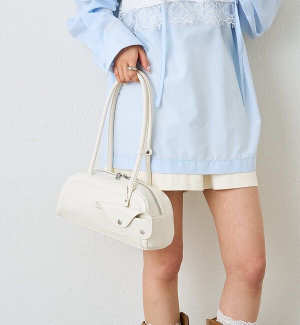  「メガネホルダー付きラウンドBAG」|トートバッグ|