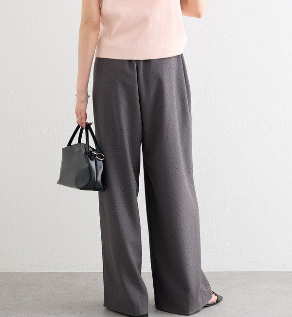  「ラインストーンWベルトパンツ」|チノ|